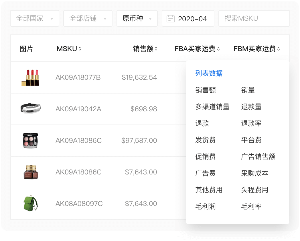 亚马逊ERP功能_跨境ERP系统_壹辟创新ERP